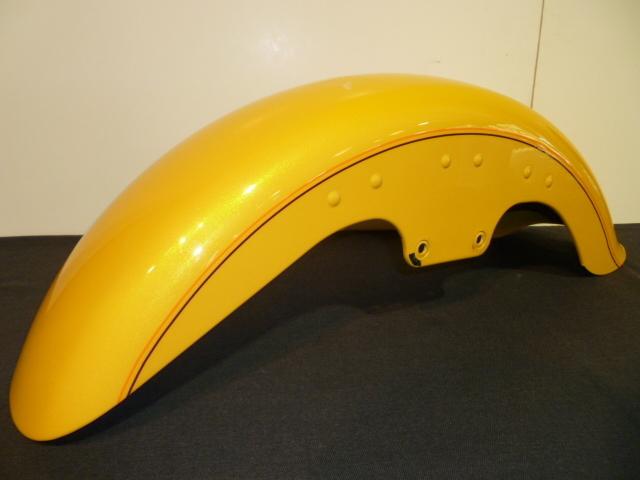 Harley Fatboy FLSTF '86-2012 FATBOY FRONT FENDER 59595-06BPP YELLOW PEARL, US $100.00, image 4