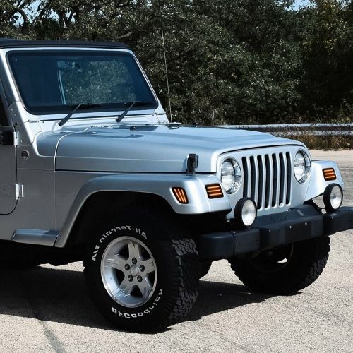 2PCS Smoked LED Front Side Marker Lights Lamps For 1997-2006 Jeep Wrangler O, US $40.99, image 7