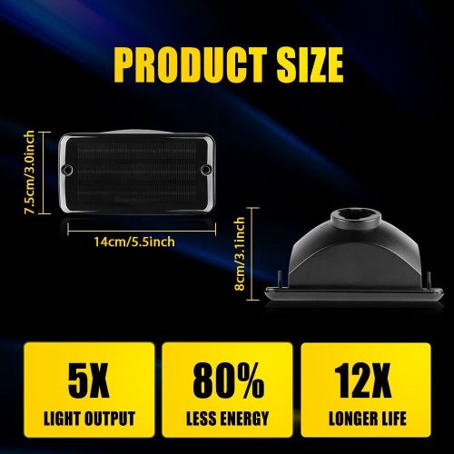 2PCS Smoked LED Front Side Marker Lights Lamps For 1997-2006 Jeep Wrangler O, US $40.99, image 8