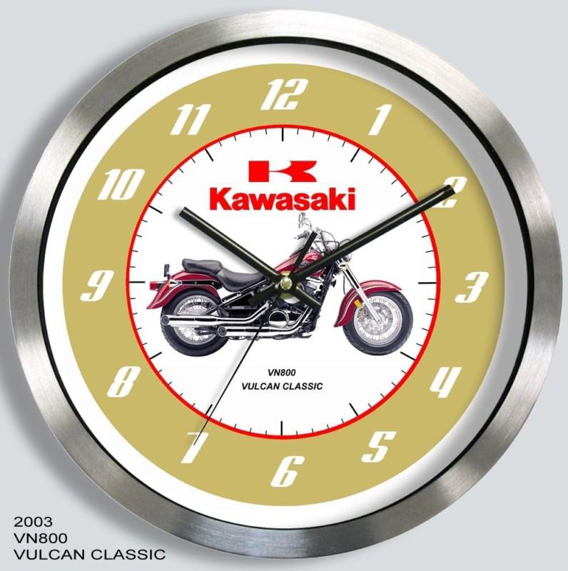 Kawasaki vn800 vulcan metal wall clock choice of 4 models classic drifter