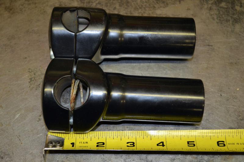 Find OEM HarleyDavidson Softail Springer Handlebar Risers Powder