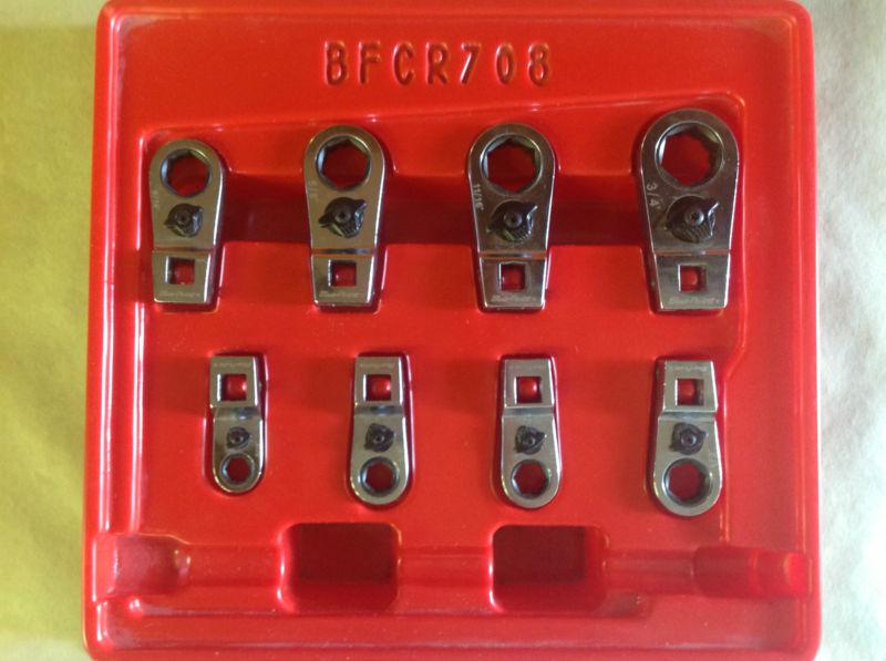 Snap on crowsfoot box wrenches (ratcheting) standard
