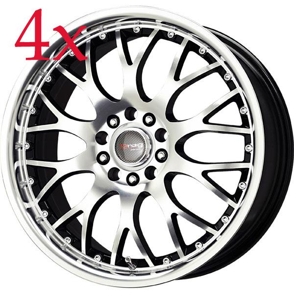 Drag wheels dr19 18x7.5 5x100 5x114 rims fr-s avalon camry solara corolla 