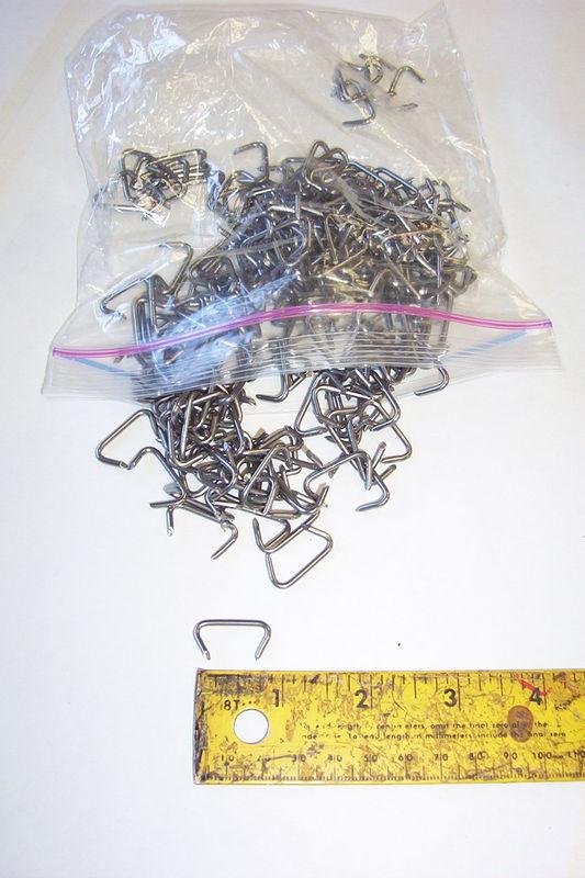 3/4" steel hog rings hot rat rod old car upholstery 55 32 ford chevy a 34 40
