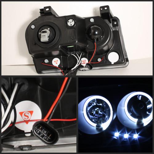 05-08 Chrysler 300 Led Projector Headlights+Halo Projector Fog Lights+Switches, US $185.98, image 3