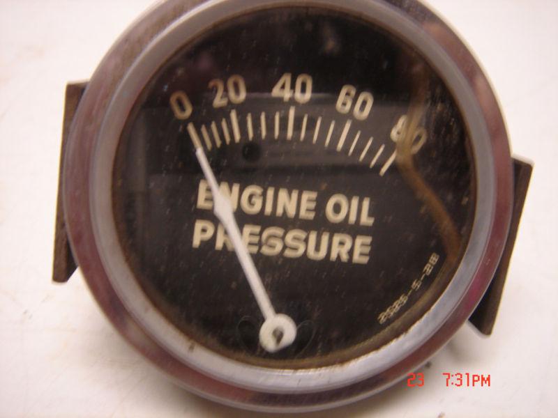 Purchase Chrome Electric 2" Oil Pressure Gauge Street Hot Rat Rod