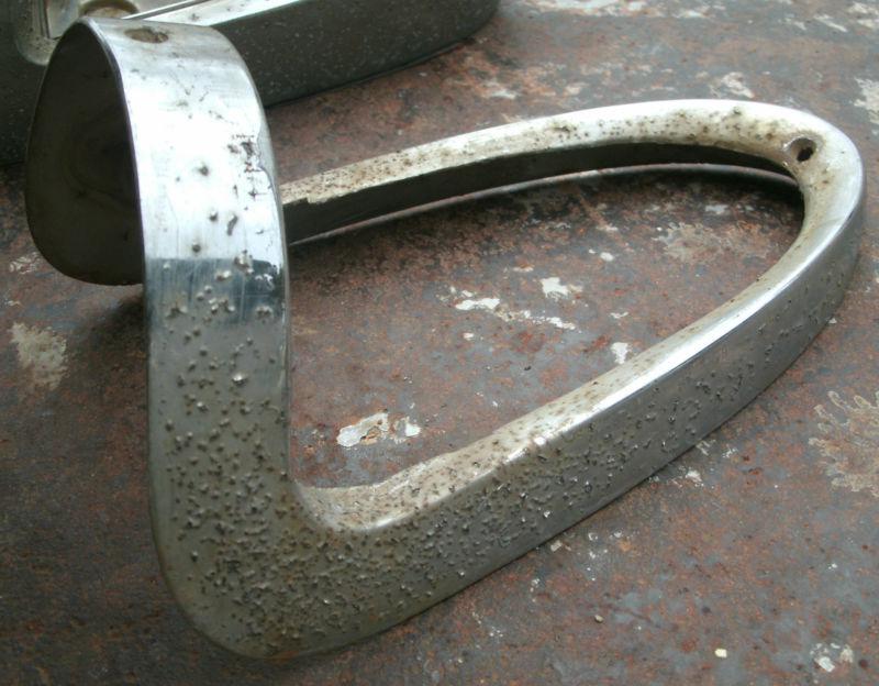 1955 55 Chevy Chevrolet Tail Light Lamp Chrome Bezel Trim GM ONE 5945612 OEM , US $7.99, image 3