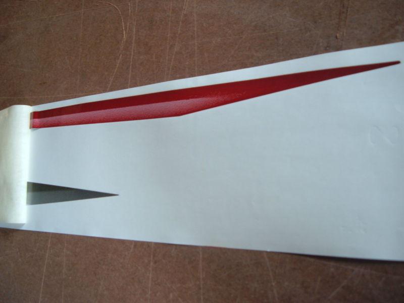 Four winns boat graphics horizon sharpline hull vinyl die cut pinstripe red 