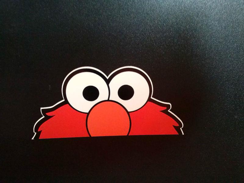    elmo sesame street peeper ratlook hoodride car sticker bombing decal vw jdm d