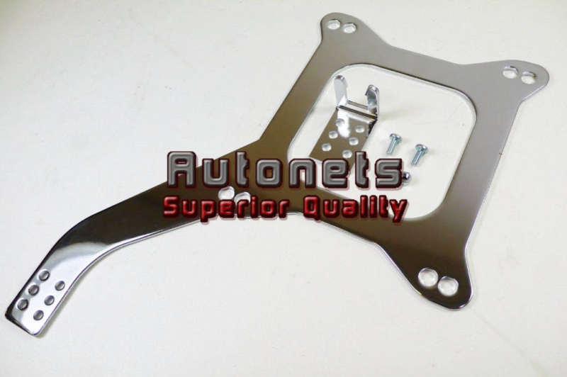 Find Chrome Steel Carburetor Linkage Plate Holley AFB 41504160 GM 4BBL