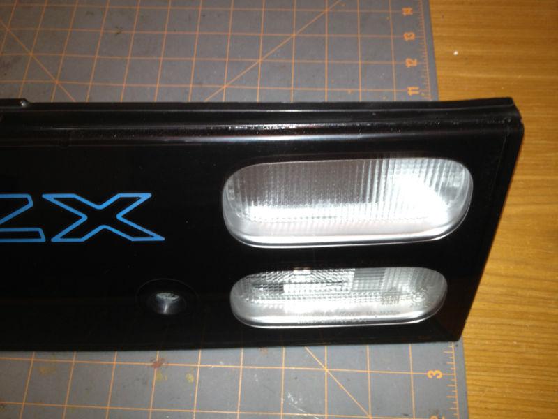 Find 90 96 Nissan 300zx Rear Glow Center Tail Light Panel INDIGLO