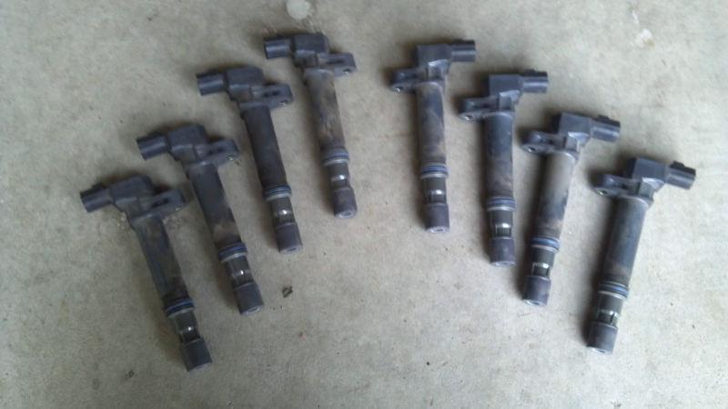 2002 2003 jeep grand cherokee 4.7l engine ignition coil sticks 8x spark plug oem