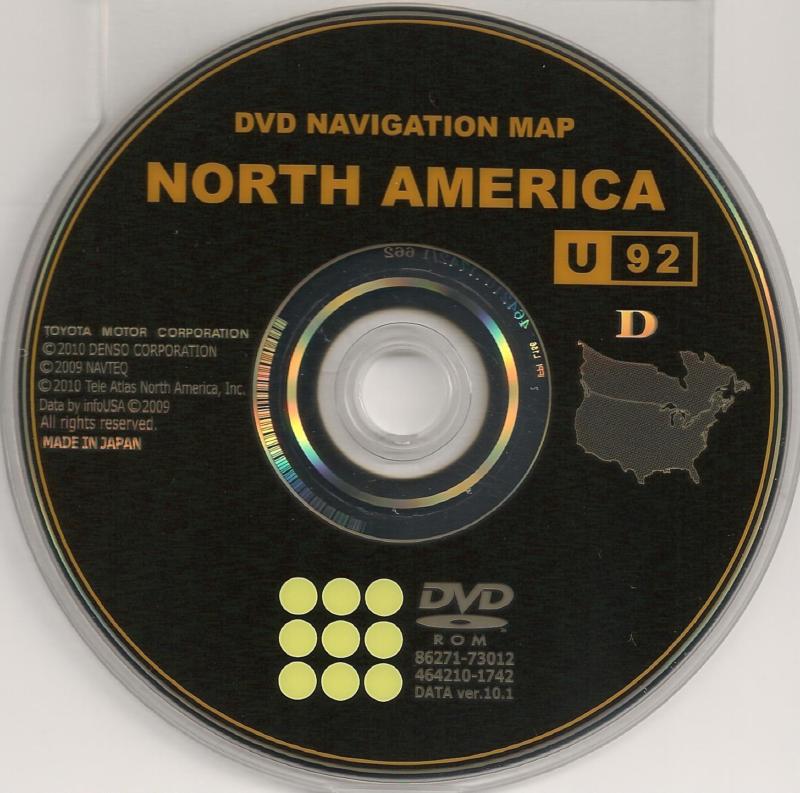 Oem 10.1 update 2009 2010 2011 2012 toyota venza generation6 navigagtion dvd map