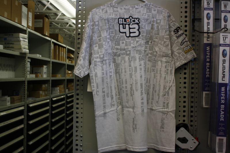 DC KEN BLOCK MONSTER FORD CHECK DRIP TSHIRT WHITE LARGE, US $25.00, image 2