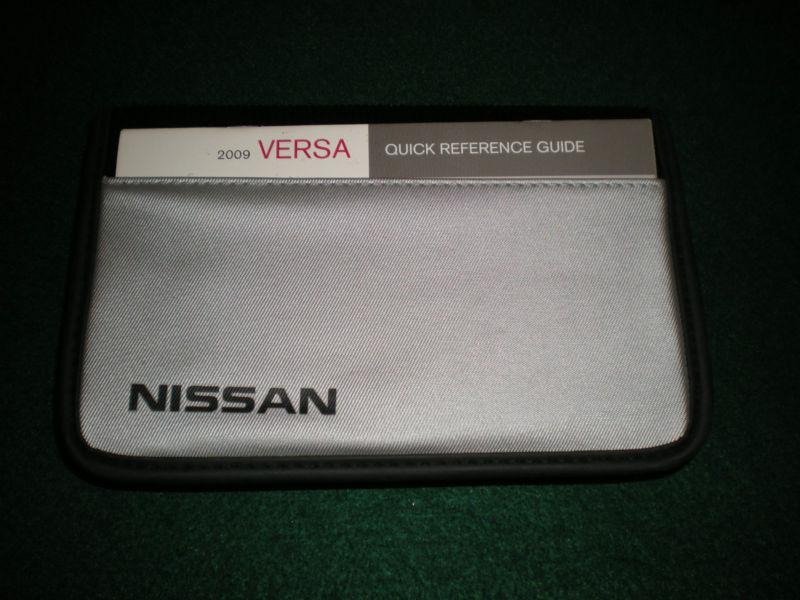 2009 nissan versa owner's manual
