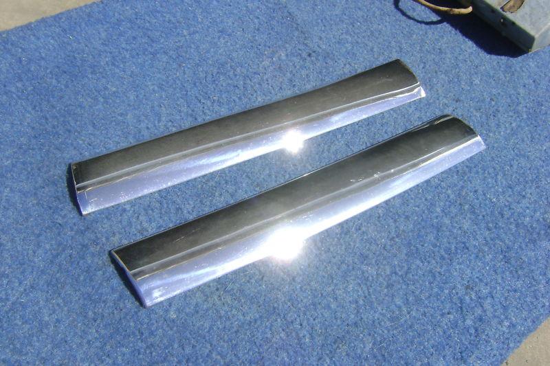 1955 55 plymouth hood lip mouldings 1956 56 plaza savoy belvedere 