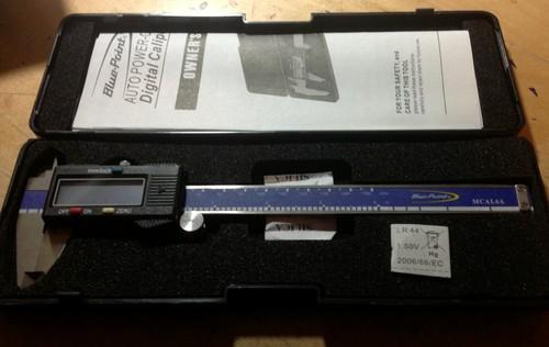 Blue-point digital caliper