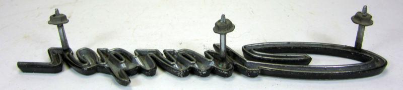 Vintage Dodge Charger Script Fender Emblem 3 Pin Sail Panel OEM, US $19.99, image 3