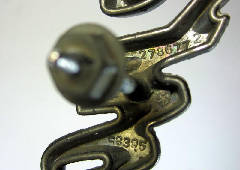 Vintage Dodge Charger Script Fender Emblem 3 Pin Sail Panel OEM, US $19.99, image 4