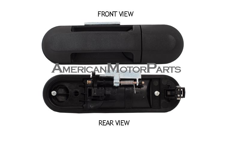 Depo driver outside rear texture black door handle 02-05 ford explorer