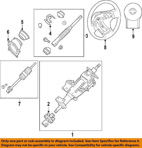 Nissan oem 48080ea000 steering column-joint assembly