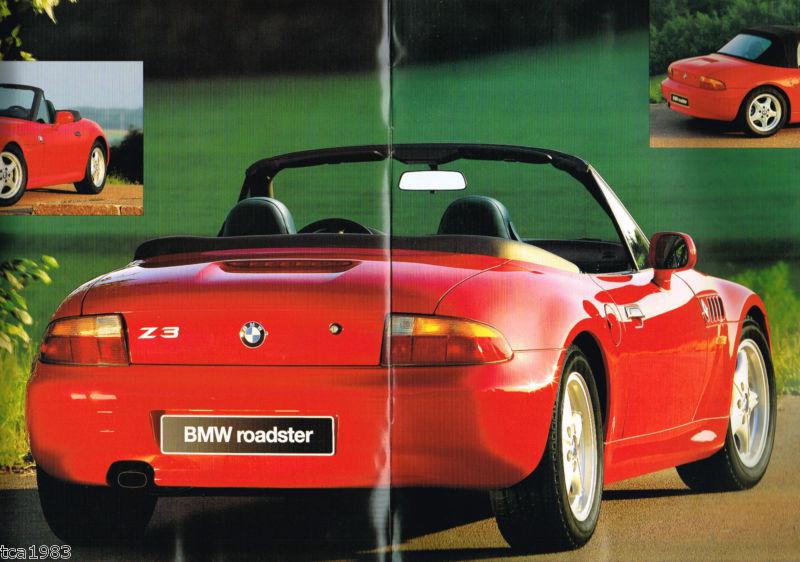 Find BIG 1996 BMW Z3 / Z3 ROADSTER Catalog / Brochure w/ 007 James