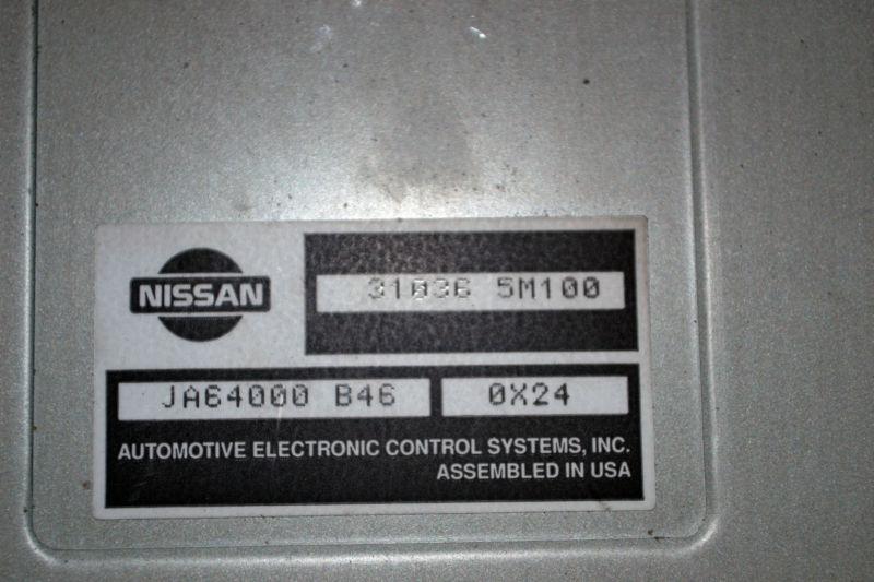 AUTOMATIC TRANSMISSION CONTROL COMPUTER TCM 31036-5M100 2002 NISSAN SENTRA, US $90.99, image 5