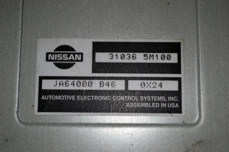 AUTOMATIC TRANSMISSION CONTROL COMPUTER TCM 31036-5M100 2002 NISSAN SENTRA, US $90.99, image 6
