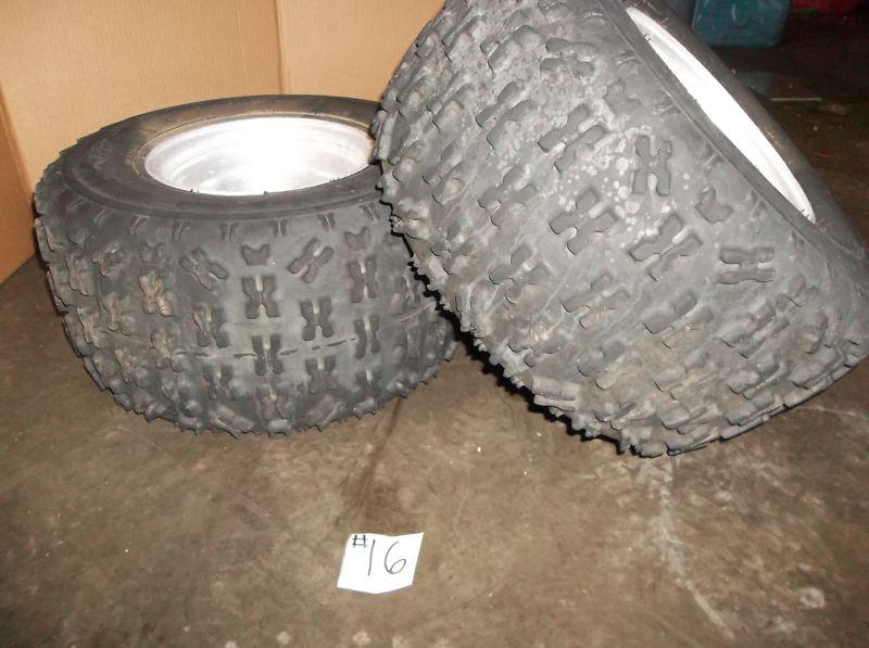 Find 16 2005 kawasaki kfx 700 kfx700 rear wheels tires in Ogden, Utah