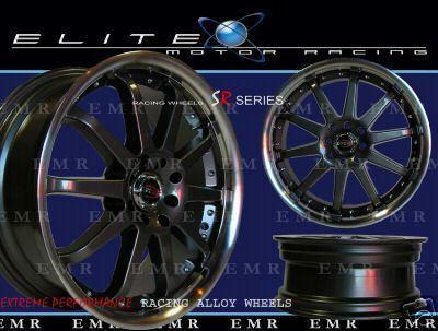 17" evoke xt wheels/rims 4 lug gun metal  4x100/114.3