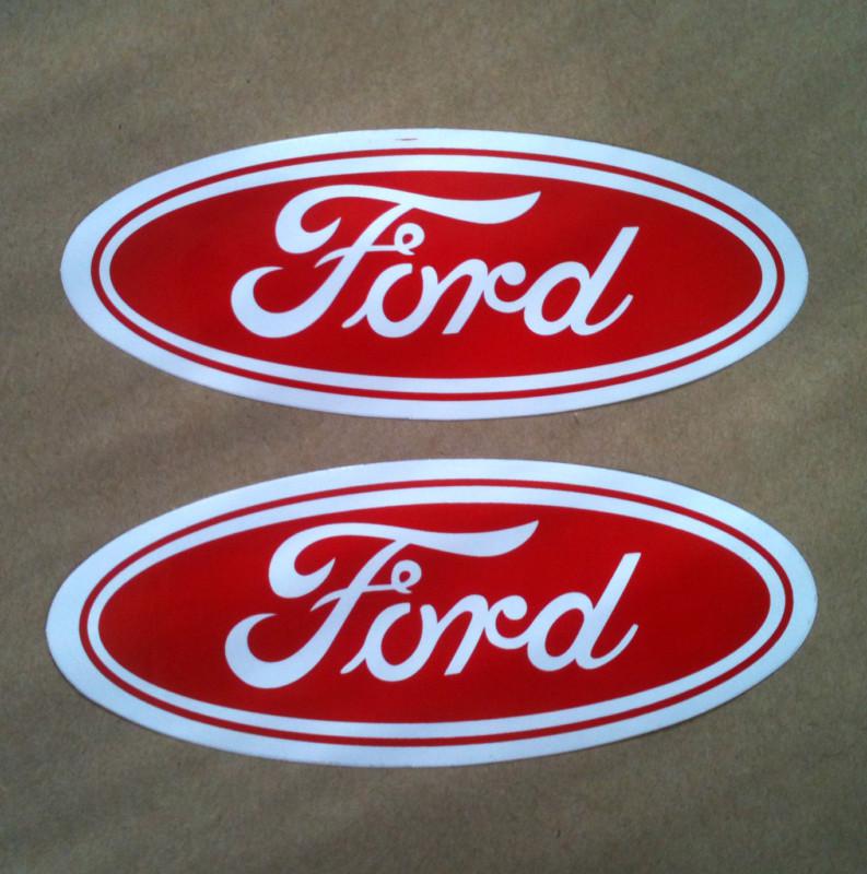 Ford logo racing motocross decal stickers f-150 250 350 450 550 power stroke