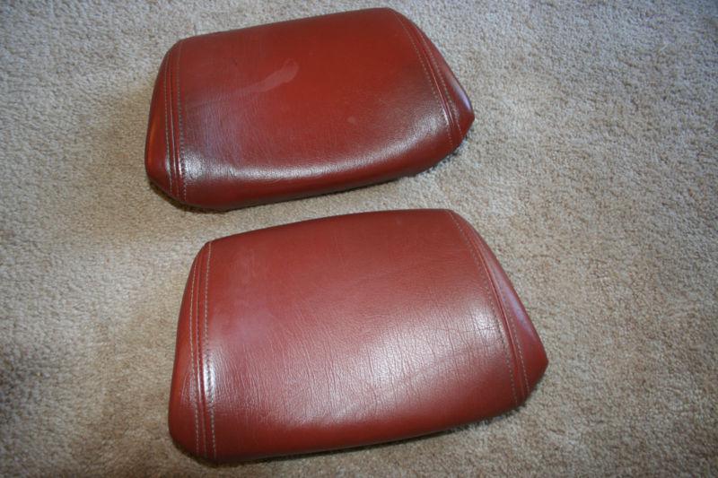 Volvo 240 740 940 maroon headrest cushion inserts pair set