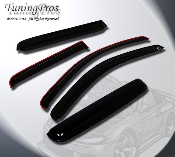 Jdm in-channel vent window visor sunroof 5pc ford f350 f-350 99-12 crew cab only