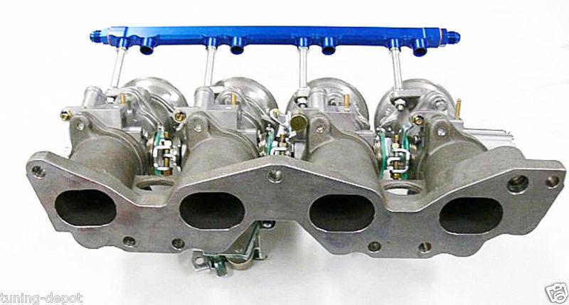 92-95 CIVIC D16Z6 EG OBX ITB INDIVIDUAL THROTTLE BODY , US $678.00, image 3