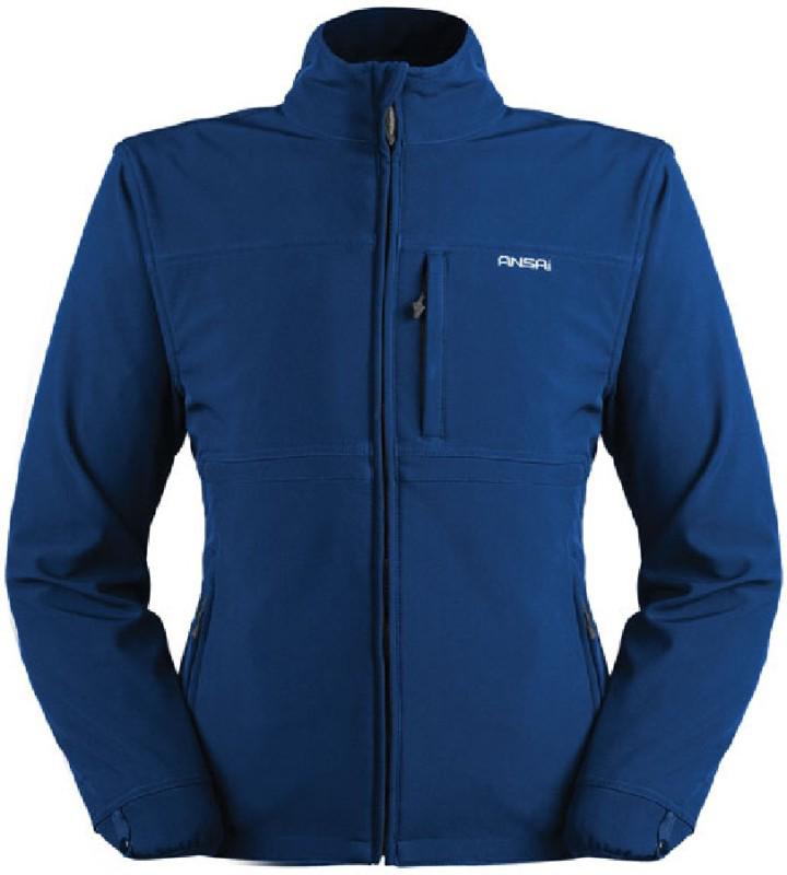 Ansai mobile warming xl blue classic softshell electric battery heated jacket