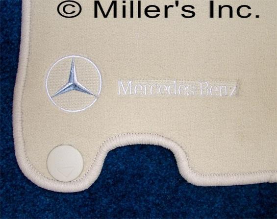 Mercedes benz new 2005 & 2006 sl500 \ sl600 lite stone color floor mats
