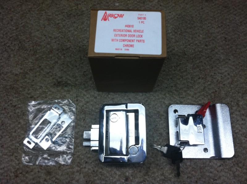 Find RV/Camper/Trailer FIC Fastec Exterior Entry Door Lock, Deadbolt