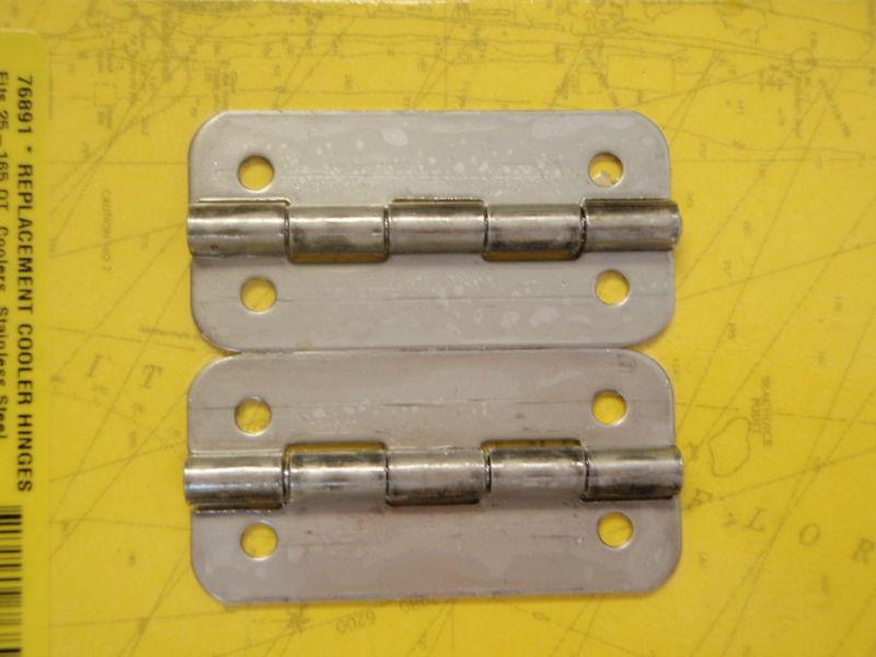 Igloo cooler hinges stainless steel 76891 pair fits 25 thru 165 qt coolers usa