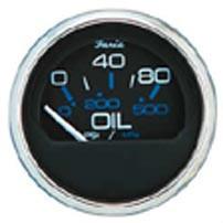 Faria black chesapeake ss oil pressure gauge