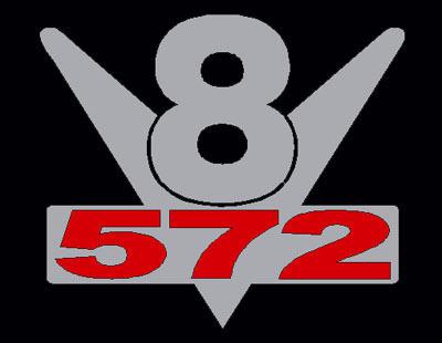 2 chrome 572 v8 emblem decal set chevy chevelle nova ss stickers