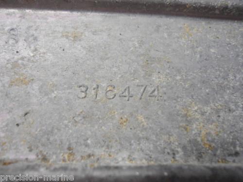 316474, Bracket, Electical Components, 1972 Evinrude 85 hp Model 85ESL72R, V4, US $74.99, image 3