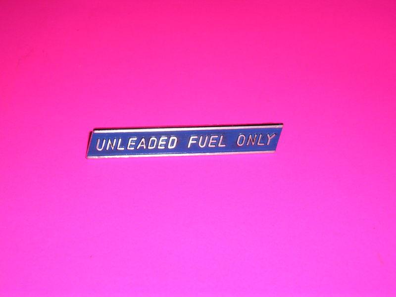 Fiat 124 spider pininfarina azzura new unleaded emblem oem rare