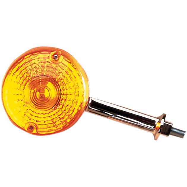 K&s dot turn signal s/f rear chrome amber fits suzuki gs1000ec 1978-1979