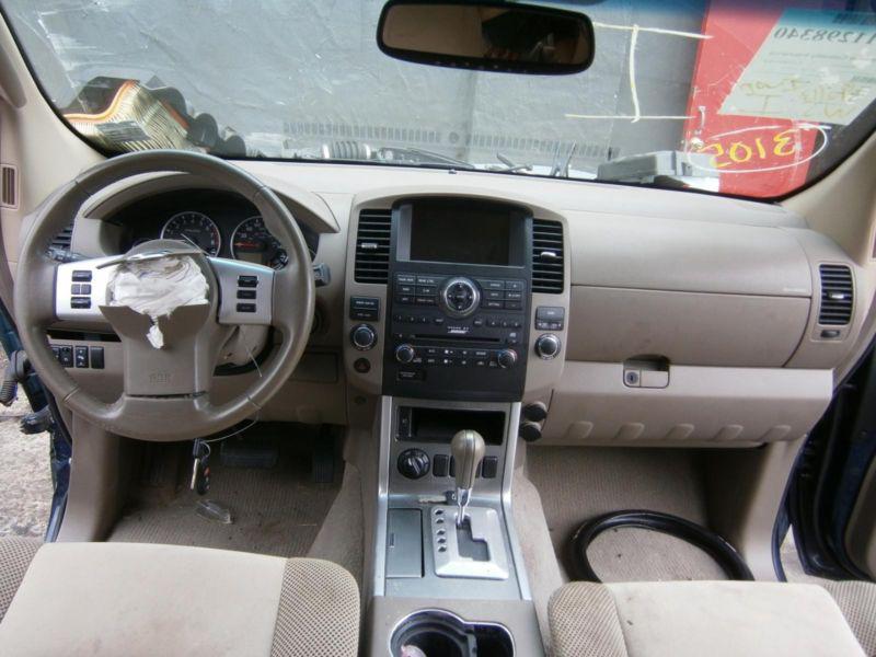 08 nissan pathfinder column floor shift tilt thru 12/07 exc. le w/fog lamps