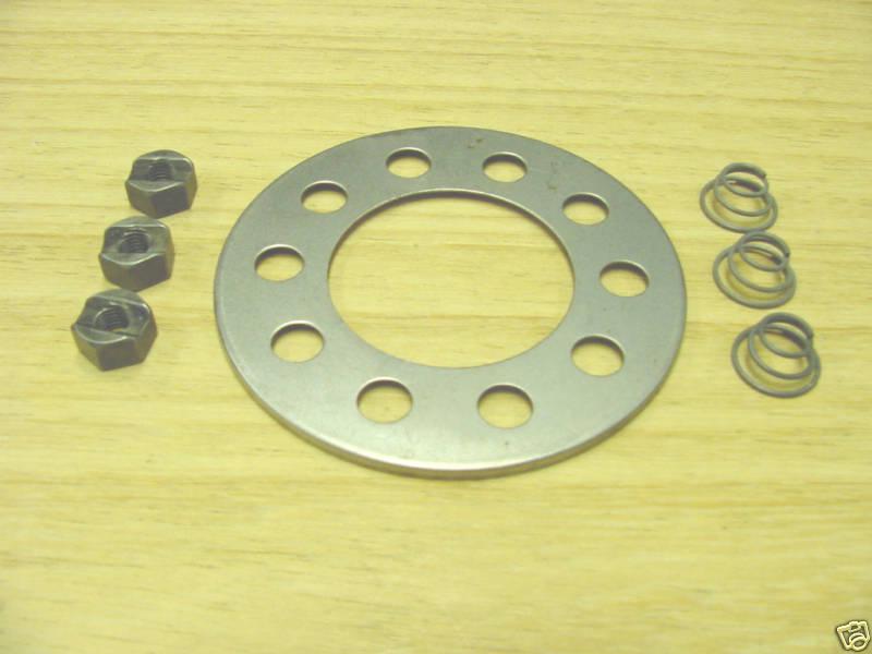 Harley panhead transmission clutch hub repair parts springs bearing plate 3 nuts