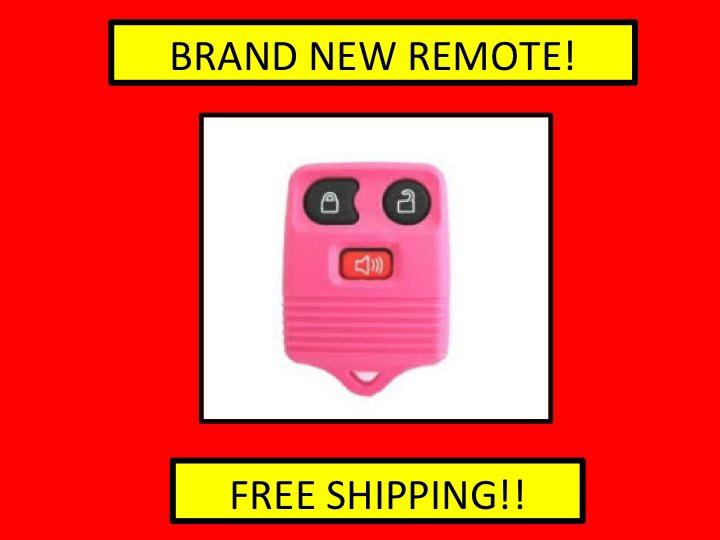 New ford three button keyless remote - pink