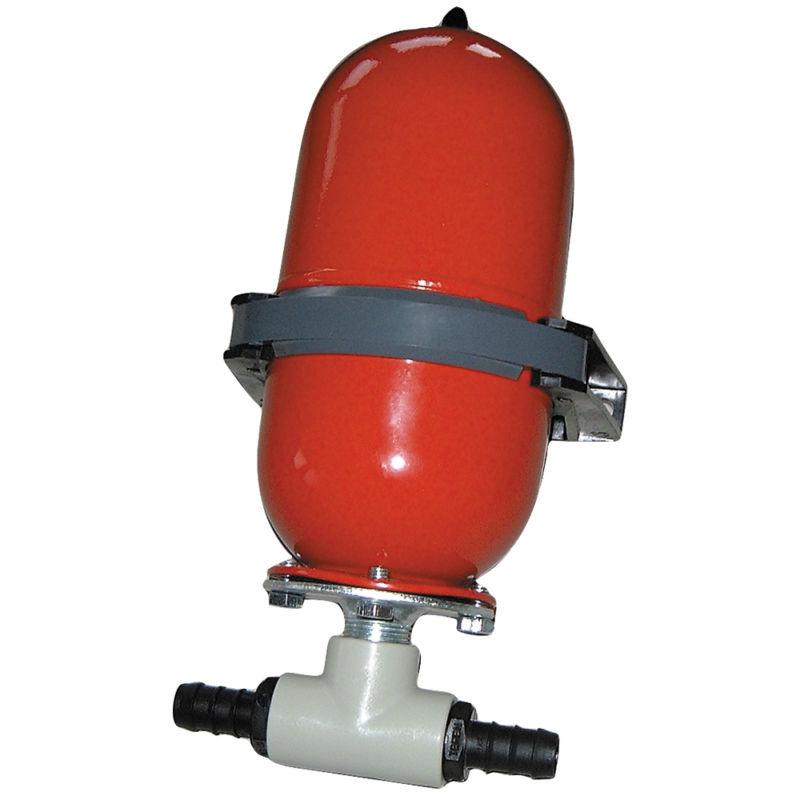 Johnson pump accumulator tank - &#190;" hose barb
