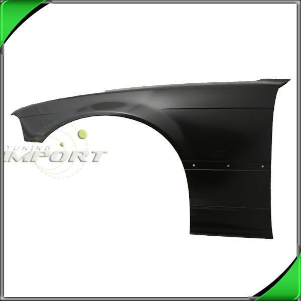 1992-1997 bmw e36 3-series left front fender primed black steel replacement lh