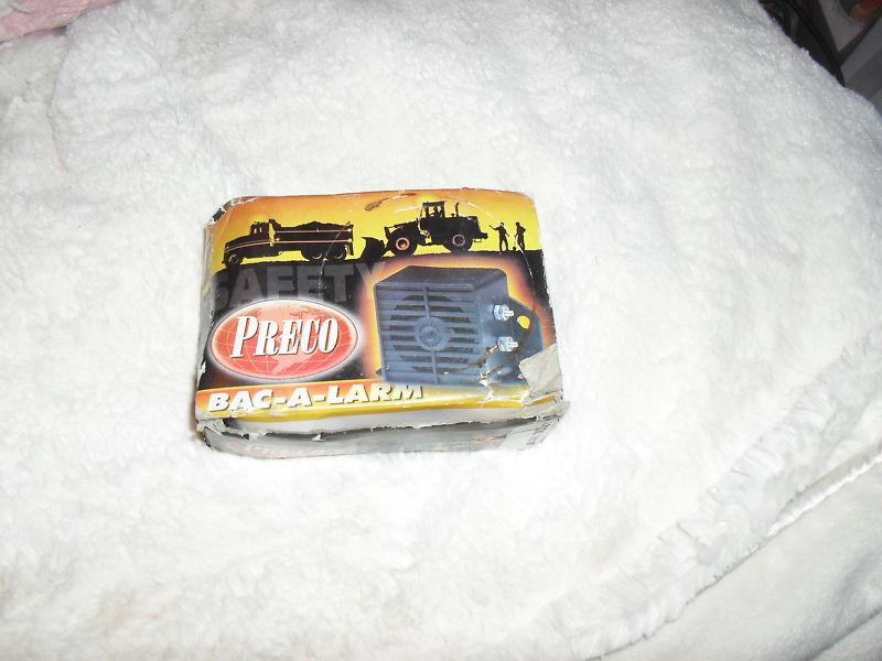 New preco bac-a-larm model ds232 97db (a) dual sound 12 vdc systems backup alarm