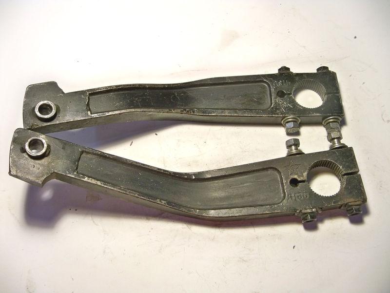 Schroeder 1 1/2" 15 degree steel sway bar arms 10 5/8" long arca nascar